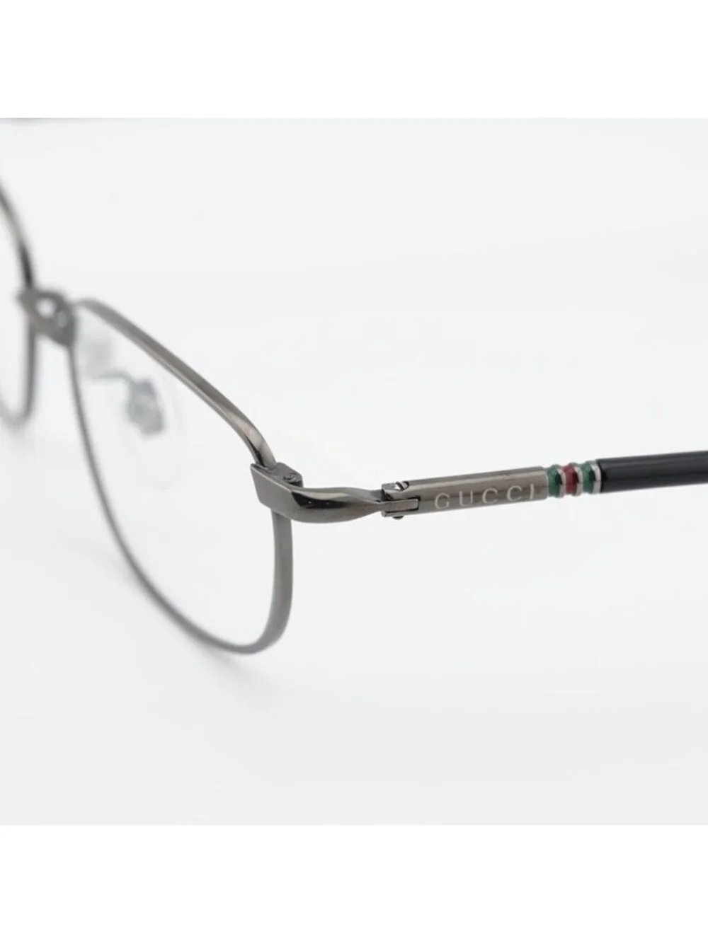 Gucci GG0612OJ 001 Eyeglasses Ruthenium 52mm Rectangle Frame